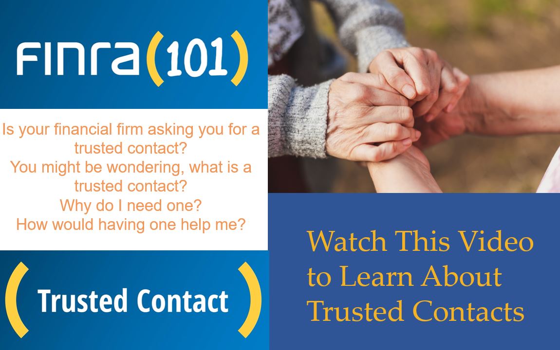 Image of FINRA 101 in yellow letters on blue background